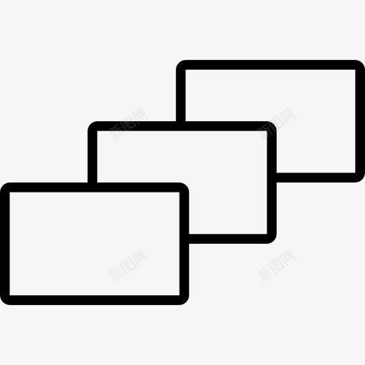 三矩形元件的接口图标png_新图网 https://ixintu.com Windows界面 三 元素 矩形 计算机 计算机和媒体选择