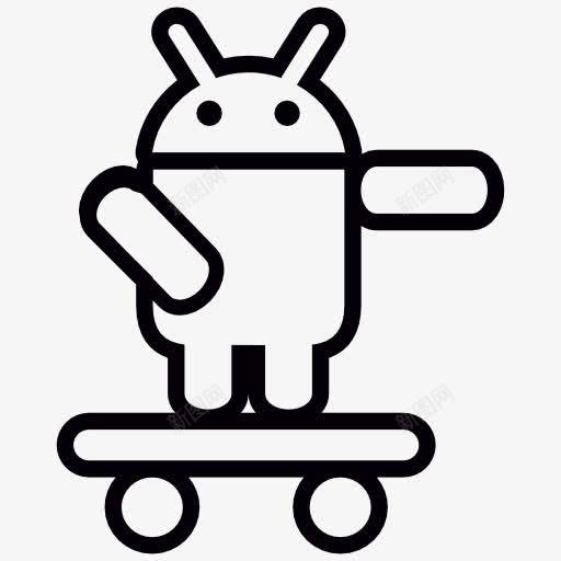Android在滑板臂指向左图标png_新图网 https://ixintu.com 建筑 操作系统 滑冰 滑板 硬件 软件