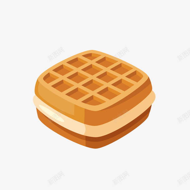 美味夹心华夫饼矢量图eps免抠素材_新图网 https://ixintu.com waffle 华夫饼 卡通 卡通饼干 矢量图 美味 美味华夫饼 饼干