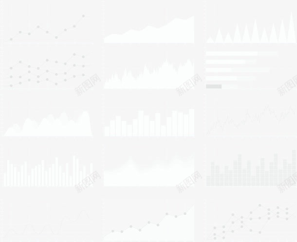 数据分析组图矢量图ai免抠素材_新图网 https://ixintu.com PPT素材 分析表 大数据 数据分析 统计图 矢量图