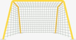 足球框卡通运动足球篮筐矢量图高清图片