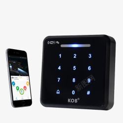手机APP开锁家用智能防盗门禁机高清图片