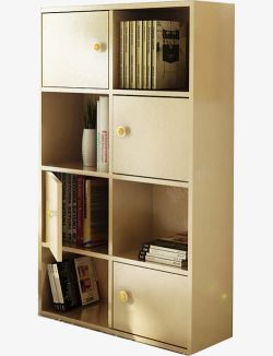 宜家储物柜简易客厅带门书柜高清图片
