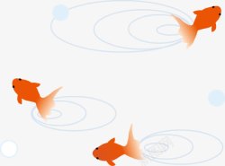 水中的金鱼2017卡通金鱼水中游高清图片