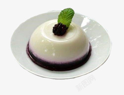 椰子糕蓝莓椰子糕海南特产零食下午茶甜高清图片