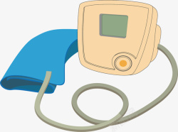 矢量测血压血压仪医院小图标矢量图高清图片