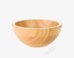 棕色容器木纹空的木制碗实物素材