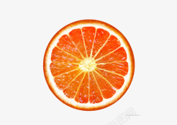 鲜橙切面素材