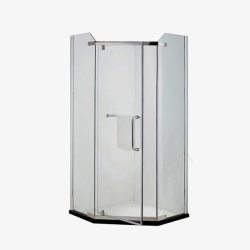 淋浴房简易三门钢化玻璃淋浴房高清图片