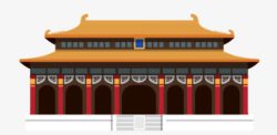 古风故宫卡通建筑高清图片