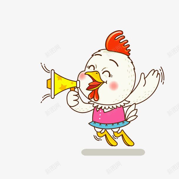 拿着喇叭的小鸡png免抠素材_新图网 https://ixintu.com a 乐器 卡通 吆喝 响声 喇叭 声音 宣传 小鸡 扩音 扩音器 扬声器 说话