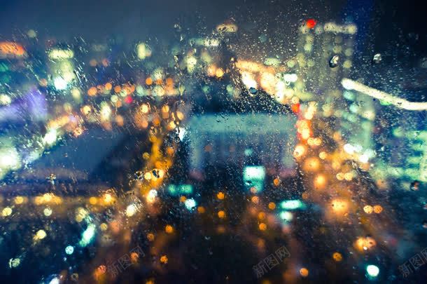 玻璃雨滴模糊城市海报背景jpg设计背景_新图网 https://ixintu.com 城市 模糊 海报 玻璃 背景 雨滴