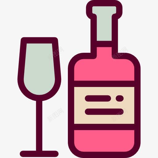 酒图标png_新图网 https://ixintu.com 庆典 瓶 聚会 酒 酒瓶 酒类 酒精 食品 食品和餐饮