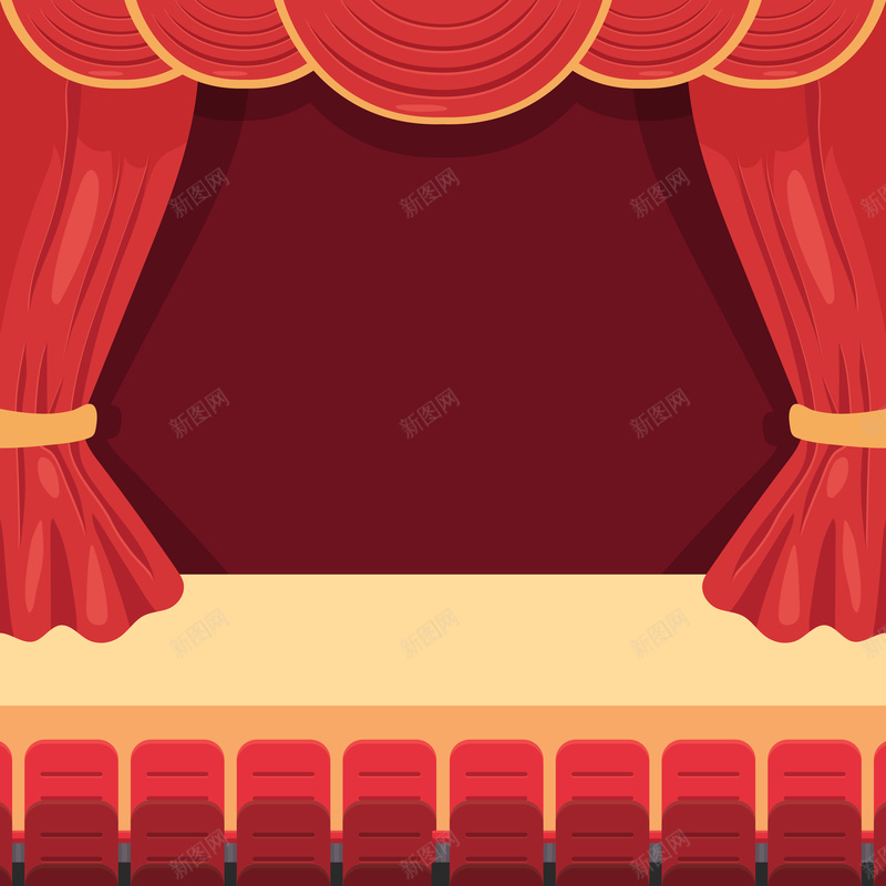 卡通演出剧院红色幕布舞台背景矢量图背景图片免费下载 素材7zywevgjp 新图网 卡通演出剧院红色幕布舞台背景矢量图背景图片免费下载 素材7zywevgjp 新图网