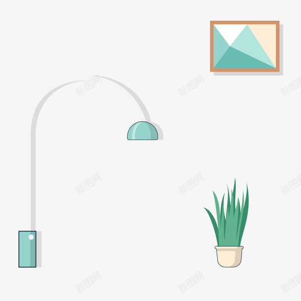 装修书房室内落地灯花盆摆设矢量图ai免抠素材_新图网 https://ixintu.com 书房 办公室 场景 客厅 室内 摆设 沙发 花盆 落地灯 装修 装修书房室内落地灯花盆摆设矢量素材免费下载 矢量图