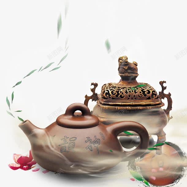 中国茶具png免抠素材_新图网 https://ixintu.com 喝茶 喝茶免费下载 泡茶 泡茶场景 茶具 茶套