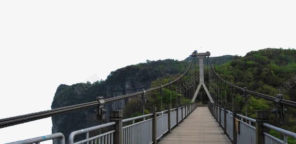 悬空的桥张家界png免抠素材_新图网 https://ixintu.com 张家界 悬空 旅游 桥 风景