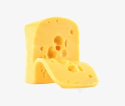 新鲜奶酪美味的奶酪片高清图片