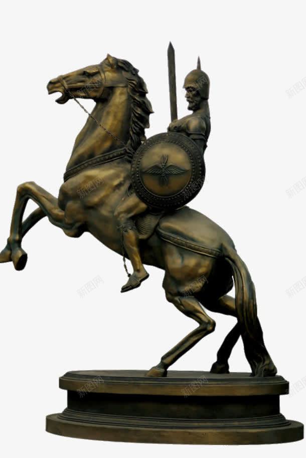 骑马的骑士png免抠素材_新图网 https://ixintu.com png图片 免费png元素 装饰 装饰素材 铜像 雕像 高清免费png 高清免费png素材