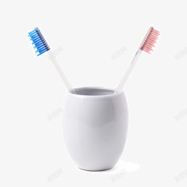 杯子里的牙刷png免抠素材_新图网 https://ixintu.com 杯子 杯子里的牙刷 牙刷 牙膏 生活用品