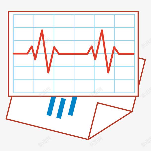医疗心率png免抠素材_新图网 https://ixintu.com 医疗 波动 线稿