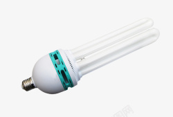 4U灯管一跟螺旋接口双U型灯管的节能白高清图片