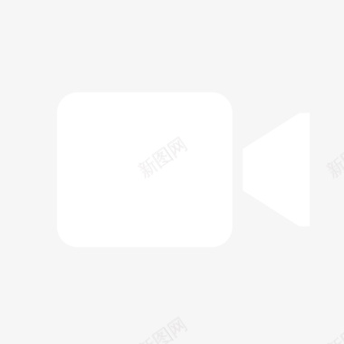 白色IOS视频通话图标图标