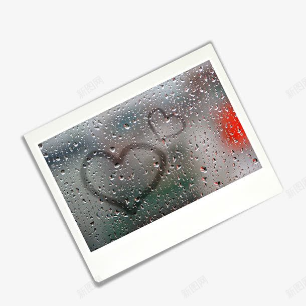 相片png免抠素材_新图网 https://ixintu.com 相片 纸 装饰素材 雨滴