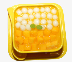 芒果西米露一碗食物高清图片