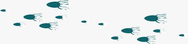 绿色扁平游动浮游生物png免抠素材_新图网 https://ixintu.com 6月8号 世界海洋日 大海 彩色水母 水母群 浮游生物 自然