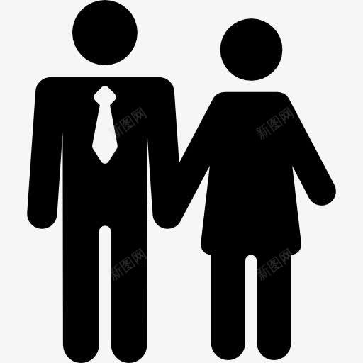 几图标png_新图网 https://ixintu.com 人 女人 婚姻 家庭纽带 爱情 爱没有距离 男人 背影家庭
