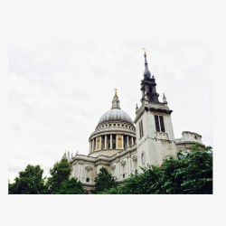 伦敦大教堂圣保罗大教堂高清图片