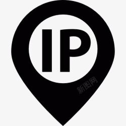 网络位置IP地址图标高清图片