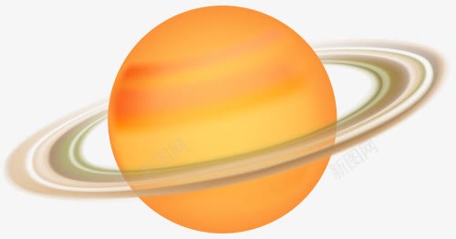 土星png免抠素材_新图网 https://ixintu.com 卡通土星 土星 宇宙 星环 星球 星系 环绕 银河系