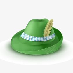 绿帽子矢量图草绿色帽子高清图片