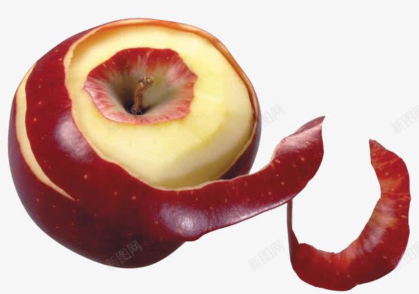 削苹果png免抠素材_新图网 https://ixintu.com 吃苹果 果实 果肉 红蛇果 苹果皮