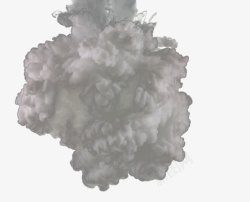 灰色蘑菇飘渺白色烟雾蘑菇云高清图片