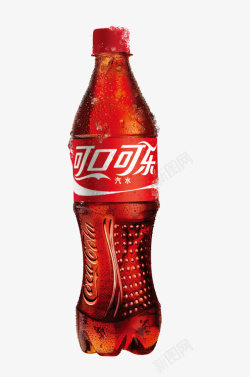 简约可乐瓶可口可乐瓶高清图片
