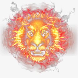 红色的狮子头狮子高清图片