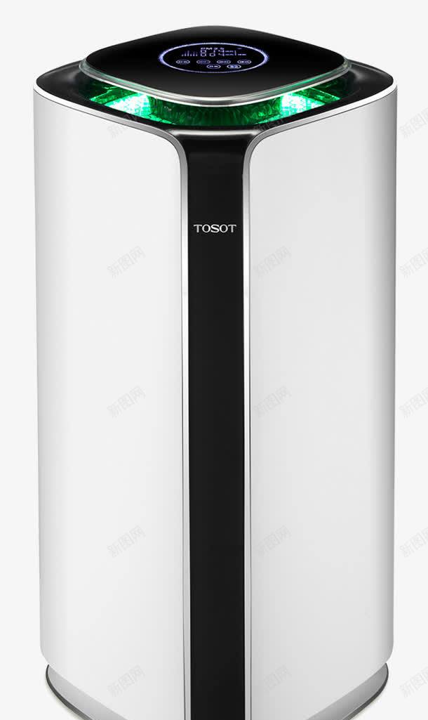tosot加湿器png免抠素材_新图网 https://ixintu.com 产品实物 加湿器宣传 电子产品 白色 绿光