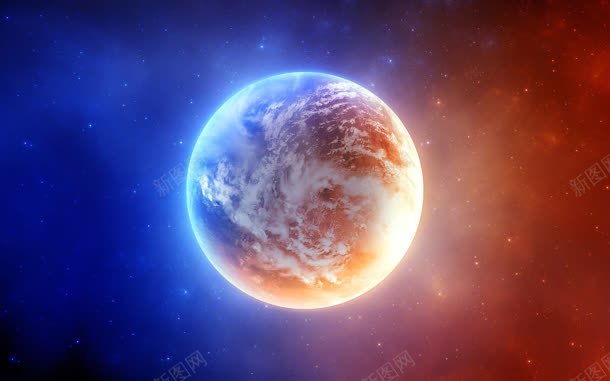 幻彩的宇宙星球海报背景jpg设计背景_新图网 https://ixintu.com 宇宙 星球 海报 背景