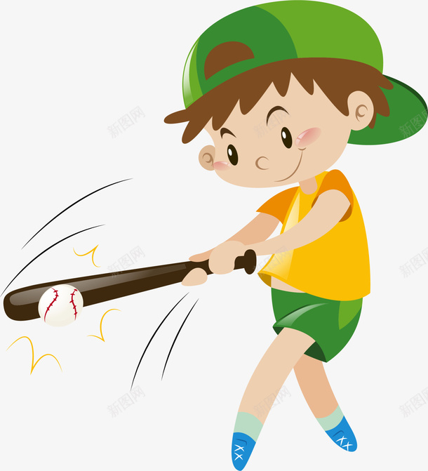 打棒球的可爱男孩png免抠素材_新图网 https://ixintu.com 可爱男孩 开心 打棒球的男孩 拿着球棒 挥动球棒 棒球运动 白色棒球