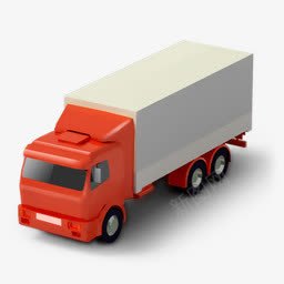 红色卡通玩具货车图标png_新图网 https://ixintu.com 卡通 玩具 红色 货车