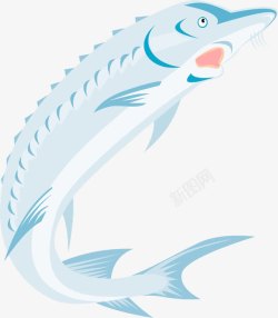 鲟鱼卡通鲟鱼标志高清图片