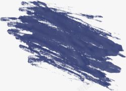 涂鸦水墨笔画水蓝色涂鸦水彩笔刷矢量图高清图片