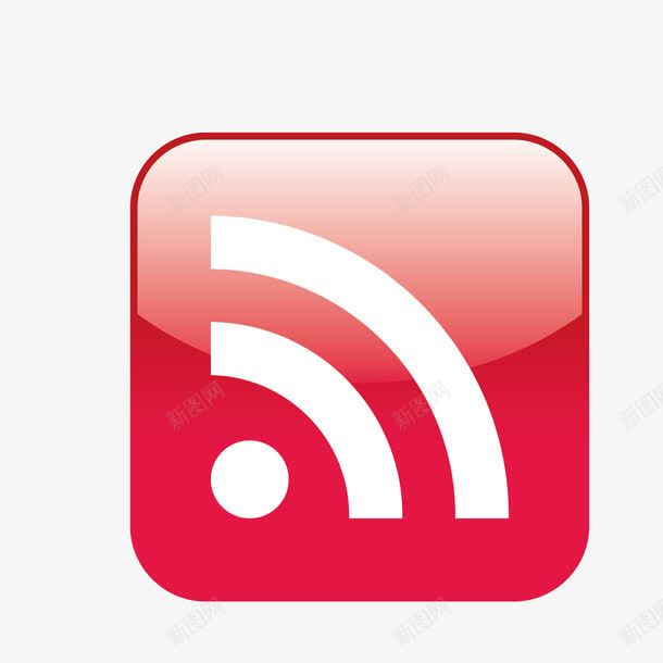 红色wifi信号标图标png_新图网 https://ixintu.com app logo ui wifi信号 图标 扁平化 矢量图标 红色 装饰图标