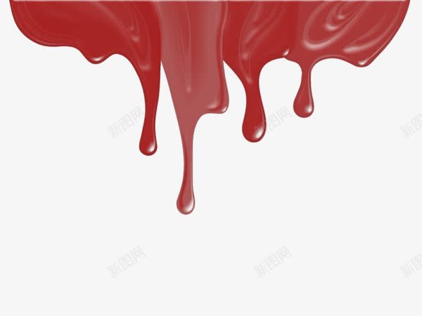 流下来的红色液体png免抠素材_新图网 https://ixintu.com 流下来 番茄酱 红色液体 血