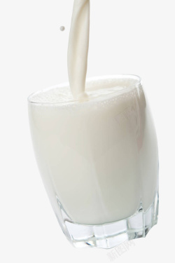 往碗里倒入牛奶营养的早餐奶高清图片