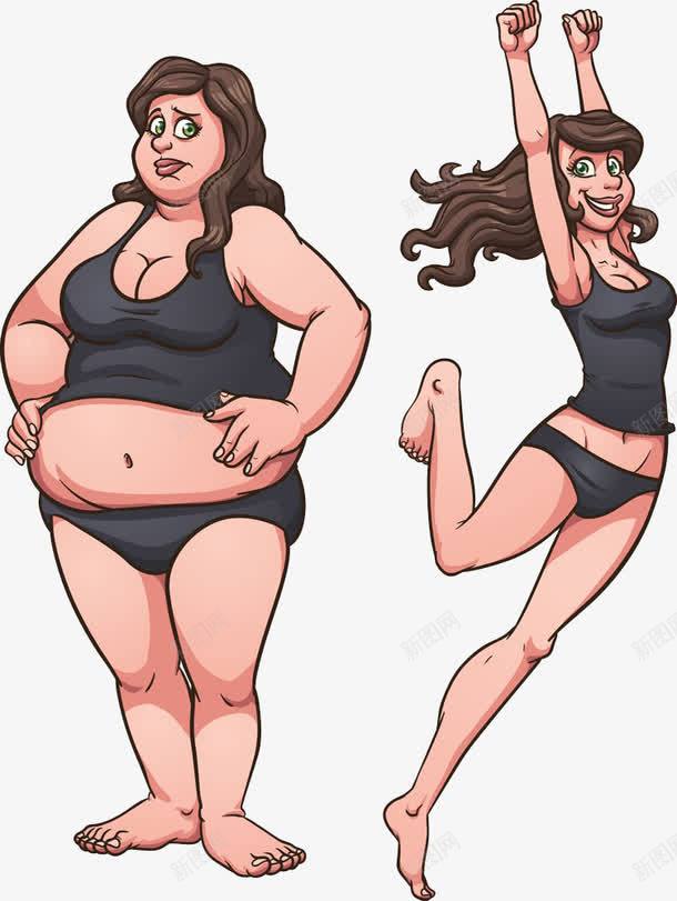 肥胖女性png免抠素材_新图网 https://ixintu.com 健康 女性 肥胖 肥胖的危害