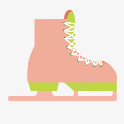 溜冰鞋旱冰鞋矢量图素材
